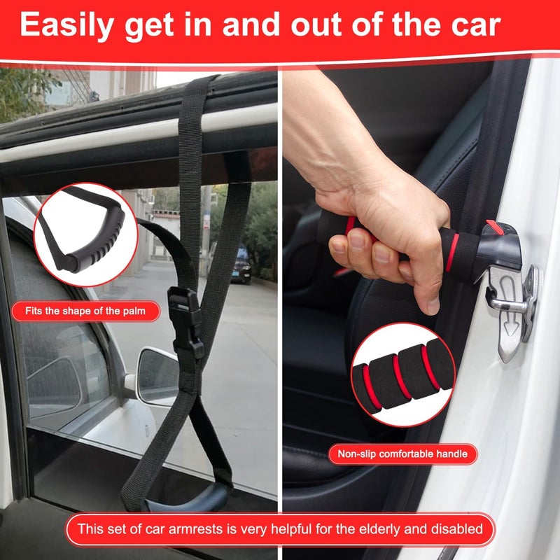 Shouken 3 in 1 Car Door Handle for Elderly-Car Handle Assist - Vehicle Support - Standing Mobility Aid Tool -Door Latch for Seniors - Image 3